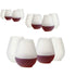 AussieSuperStore Homeware Supplies Unbreakable Silicone Wonder Wine Glass Set Of 12 Unbreakable Flexible Reusable Silicone Wonder Wine Glass 12 CBSILIWINGLASSX12